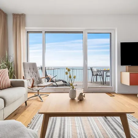 Ocean Waves- 3 Og, Balkon, Ostseeblick, Kamin أوبلينتيز