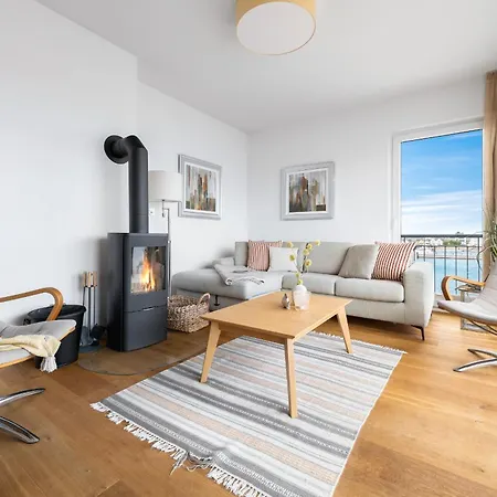 شقة Ocean Waves- 3 Og, Balkon, Ostseeblick, Kamin أوبلينتيز