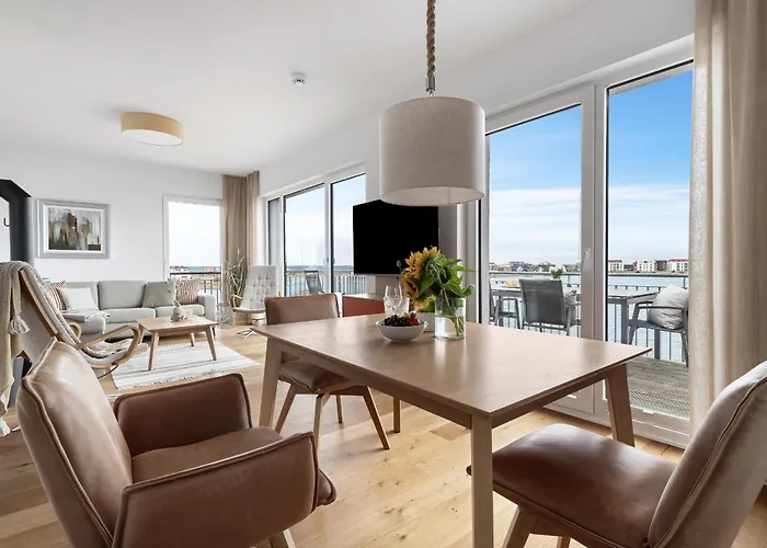 Ocean Waves- 3 Og, Balkon, Ostseeblick, Kamin * Olpenitz